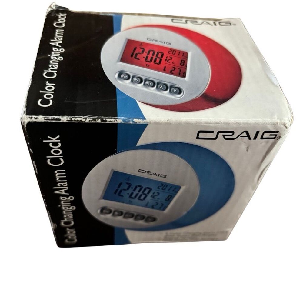 Craig Color Changing Alarm Clock *New* - Picture 3 of 6
